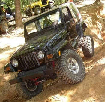 2000 TJ Sahara with 10" custom suspension lift kit
