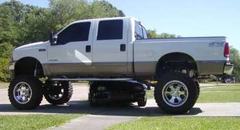 2002 F250 4x4 with 15" lift kit