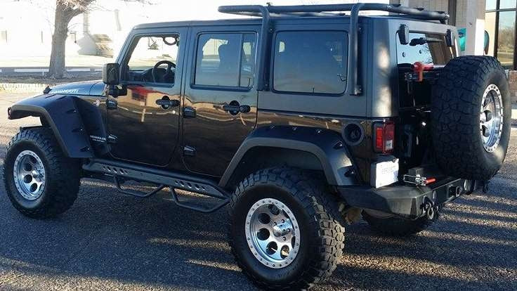 Jeep Wrangler JK with suspension lift kit