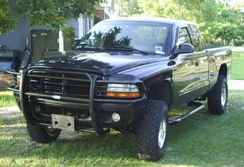 1998 2WD Dodge Dakota Sport V6 Club cab with 3" Fabtech lift kit, 3" Performance Accessories body lift