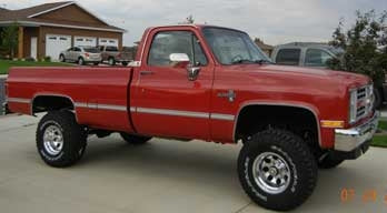 1985 Chevy K10 with 6" lift kit