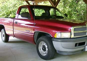 1998 2wd Dodge Ram 1500, Performance Accessories 2" body lift