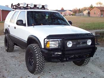 1995 Chevrolet Blazer with 2" Superlift lift kit, 2" Performance Accessories body lift
