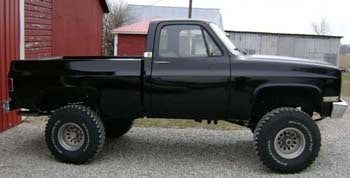 1985 Chevy K10 with 6†Rough Country lift kit