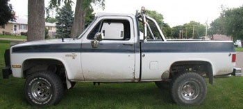 1985 Chevy short box 350 V8 with 6" Rancho lift kit