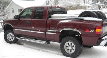 1999 GMC Sierra 1500 with Zone Offroad 2" lift kit, 3" Performance Accessories body lift