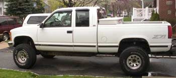 1995 Chevy 2500 Z71 with 3" lift kit, 3" body lift