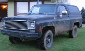 1978 Chevy K5 Blazer with 2'' lift kit