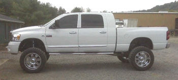 2008 Dodge 1500 Mega Cab with 6" Fabtech coilover conversion