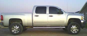 2011 Silverado 2500HD Duramax with Fabtech 4" lift kit