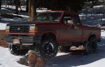 1989 Ford Ranger with 3" Performance Accessories body lift
