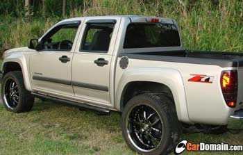 2004 Colorado Z71, torsion bars cranked & shackled