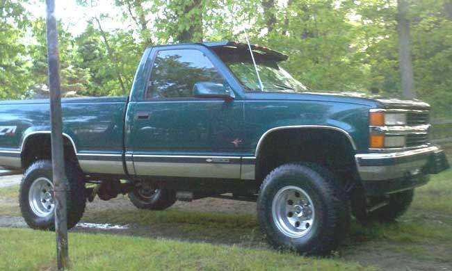 1997 Chevrolet Z71 with 4" suspension lift kit