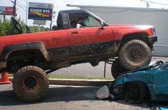 1985 4Runner with Skyjacker 7" lift kit
