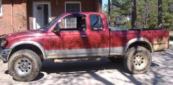 1997 Tacoma with 3" suspension lift kit