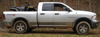 2010 Dodge Ram 1500 4x4 with 2.5" spacer lift kit