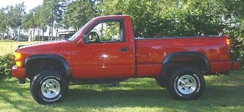1994 Chevy K1500 Stepside with 3" lift kit