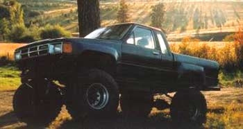 1985 Toyota Pickup 5" suspension lift kit, 3" body lift