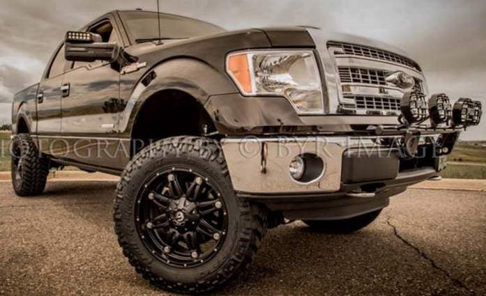 2013 4WD Ford F150 Ecoboost with Fabtech 4" Dirt Logic 2.5 Coilover lift kit