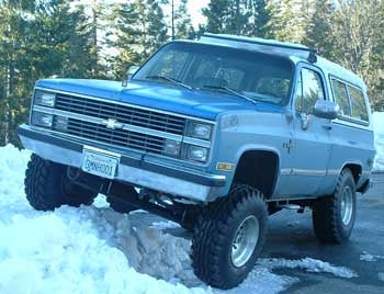 1983 Chevy K5 Blazer 5" lift kit