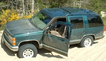 1997 Chevy Tahoe with about 3" torsion bar lift kit