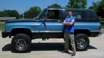 1986 Chevy K5 Blazer with 6" suspension lift kit