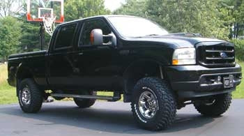 2002 F250 SuperDuty Crew Cab with 4" Superlift suspension lift kit