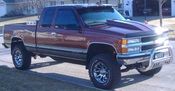 1998 K1500 with 2" lift kit, 3" body lift