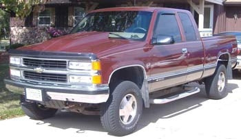 1998 Chevy K1500 with 3" body kit