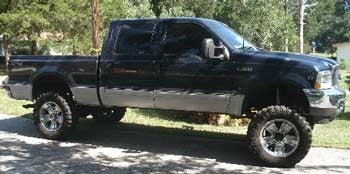2002 F-250 V8 with 6.5" suspension lift kit