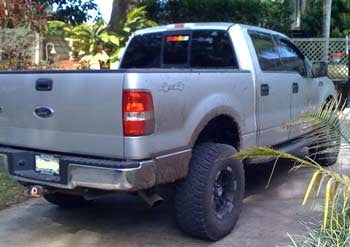 2004 Ford F150 XLT 4x4 with 2.5" leveling kit, 3" body lift