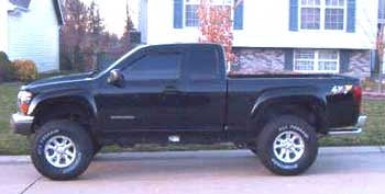 Canyon with 5" suspension lift kit