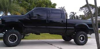 2004 4WD F250 5.4L V8 with 4" Revtek suspension lift kit