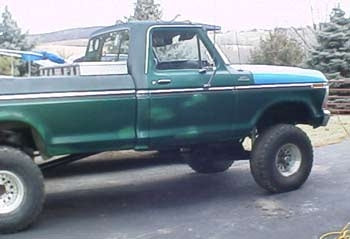 1979 Ford F150 Custom with 8" suspension lift kit