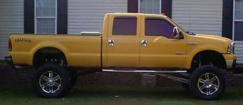 2005 Ford F350 Super Duty with 12" lift kit