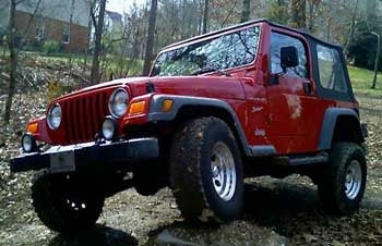 2002 Jeep Wrangler TJ Sport with 2" Skyjacker spacer lift kit