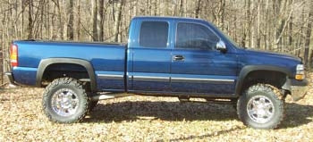2001 Silverado Z71 with Superlift 6" lift kit