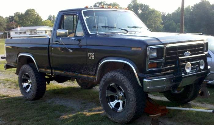 1986 F150 with 3" suspension lift kit, 3" body lift