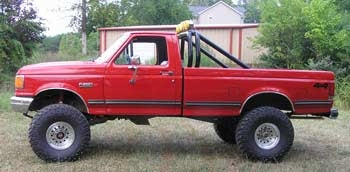 1987 Ford F250 with 6" Skyjacker suspension lift kit