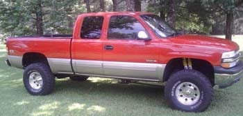 2002 Silverado Z71 with Superlift 6" lift kit