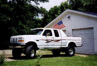 1996 Ford F250 with 6" Skyjacker suspension lift kit