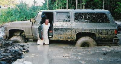 1990 Suburban with lift kit