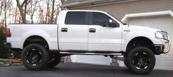 2008 Ford F-150 Supercrew Lariat with 8†Rize Ind. suspension lift kit
