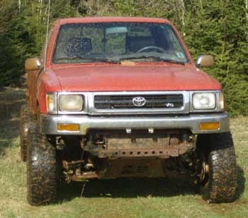 1993 Toyota Pickup ext. cab with 3" Performance Accessories Body Lift