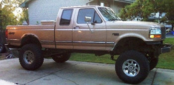 1994 F-150 XLT Lariat with 6" Rough Country lift kit, 3" body lift