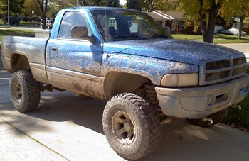 1998 Dodge Ram 1500 4x4 with 4.5" suspension lift kit,3" body lift