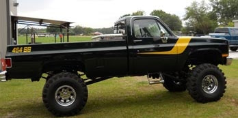 1986 GMC pickup 454 with 10" lift kit