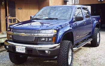 2005 Colorado with 4" suspension lift kit