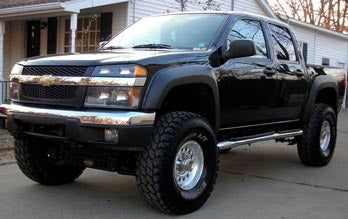 2005 Chevy Colorado Z71 4" Tuff Country suspension lift kit, 3" Performance Accessories body lift
