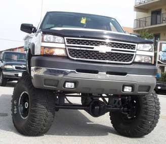 2005 Chevy Silverado 2500HD with 12" suspension lift kit